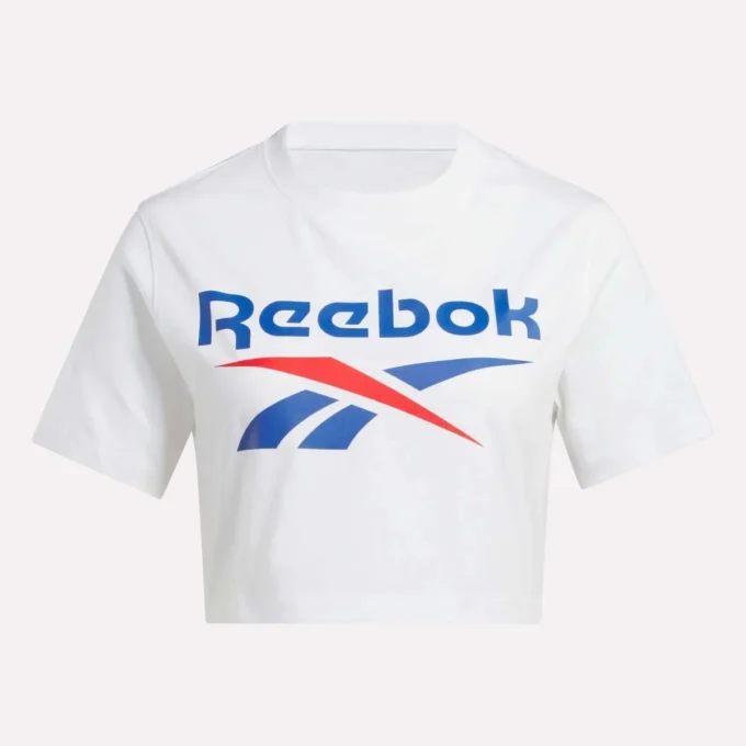 Kortärmad T-shirt med tvåfärgat logo för damer Kortärmad T-shirt med tvåfärgat logo för damer