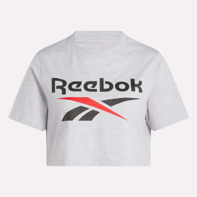 Kortärmad T-shirt med tvåfärgat logo för damer Kortärmad T-shirt med tvåfärgat logo för damer