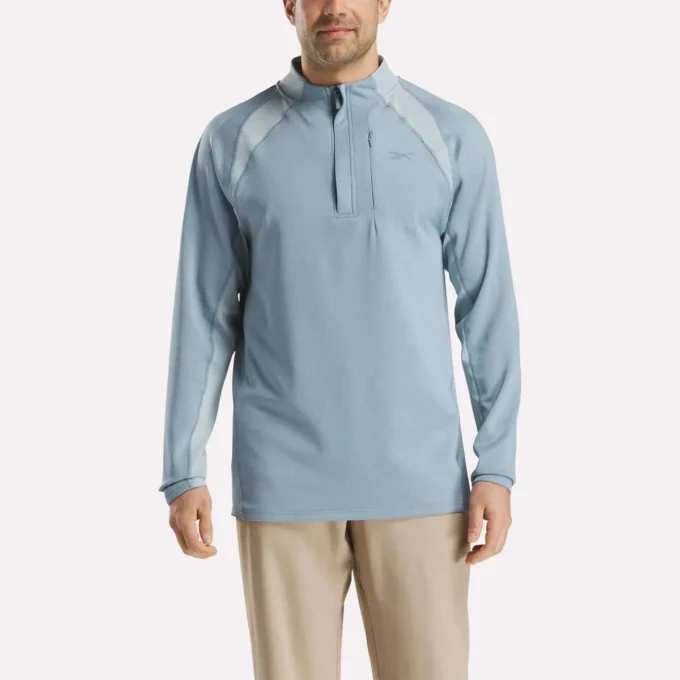 Långärmad Aero Flex 1/4 Zip-tröja för herr Långärmad Aero Flex 1/4 Zip-tröja för herr