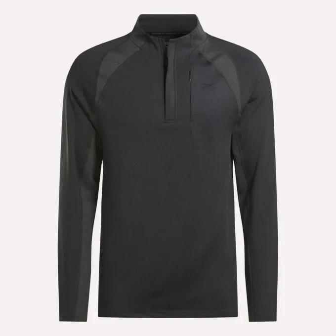 Långärmad Aero Flex 1/4 Zip-tröja för herr