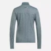Långärmad golfpullover för damer i Engineered Vector Jacquard med 1/4 dragkedja Långärmad golfpullover för damer i Engineered Vector Jacquard med 1/4 dragkedja