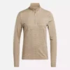 Långärmad golfpullover för damer i Engineered Vector Jacquard med 1/4 dragkedja Långärmad golfpullover för damer i Engineered Vector Jacquard med 1/4 dragkedja