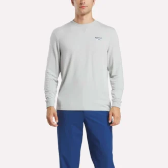 Långärmad golfsweatshirt för herr