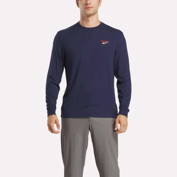 Långärmad golfsweatshirt för herr Långärmad golfsweatshirt för herr
