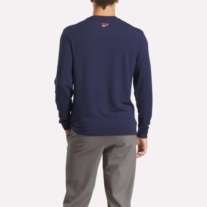 Långärmad golfsweatshirt för herr Långärmad golfsweatshirt för herr