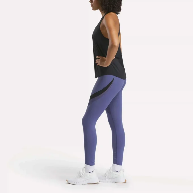 Lux Colorblock High-Rise 7/8-leggings för damer Lux Colorblock High-Rise 7/8-leggings för damer