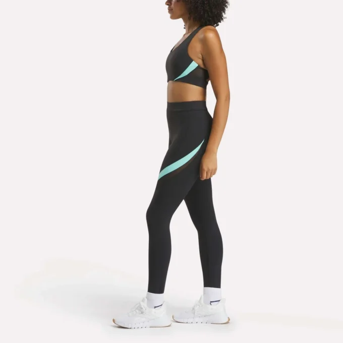 Lux Colorblock High-Rise 7/8-leggings för damer Lux Colorblock High-Rise 7/8-leggings för damer