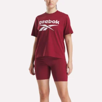 Oversized kortärmad T-shirt med stort logo för damer