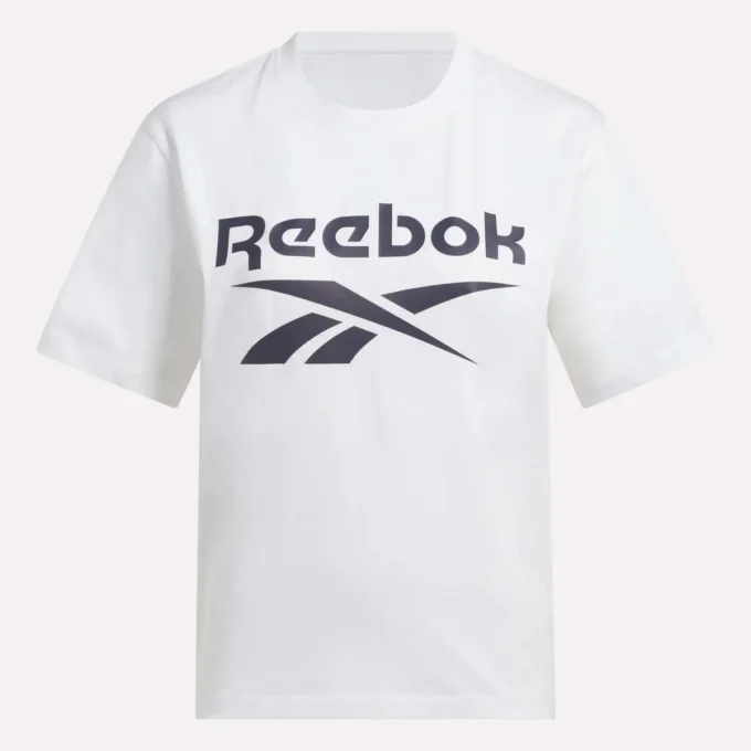 Oversized kortärmad T-shirt med stort logo för damer Oversized kortärmad T-shirt med stort logo för damer