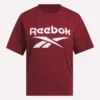 Oversized kortärmad T-shirt med stort logo för damer Oversized kortärmad T-shirt med stort logo för damer