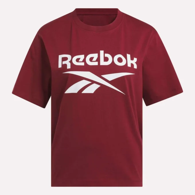 Oversized kortärmad T-shirt med stort logo för damer Oversized kortärmad T-shirt med stort logo för damer