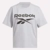 Oversized kortärmad T-shirt med stort logo för damer Oversized kortärmad T-shirt med stort logo för damer