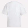 Oversized kortärmad T-shirt med stort logo för damer Oversized kortärmad T-shirt med stort logo för damer