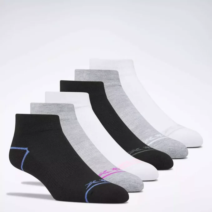 Reebok Basic Quarter Socks för damer, 6 par Reebok Basic Quarter Socks för damer, 6 par