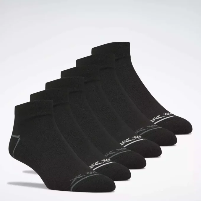 Reebok Basic Quarter Socks för herr, 6 par Reebok Basic Quarter Socks för herr, 6 par