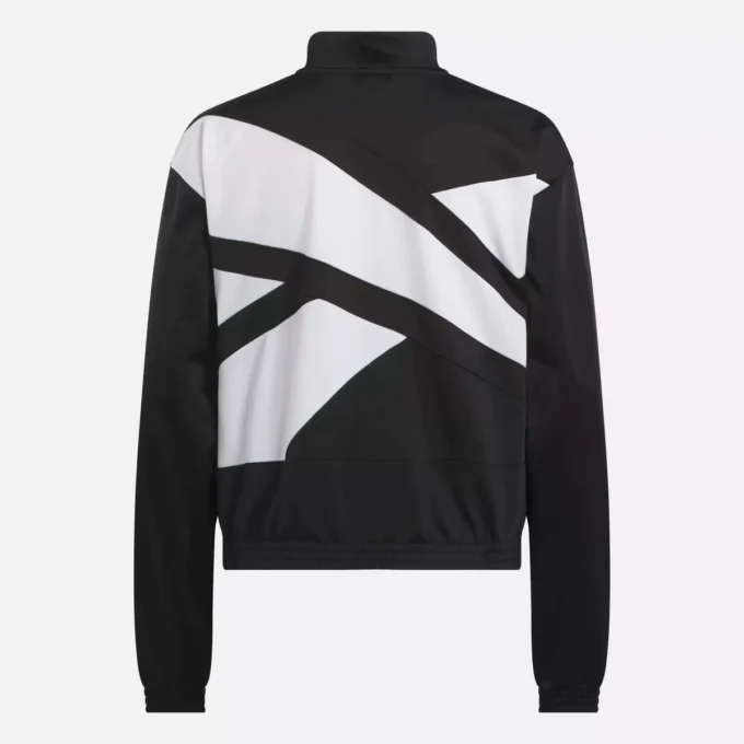 Reebok Identity Back Vector Tricot Track Jacket för damer Reebok Identity Back Vector Tricot Track Jacket för damer
