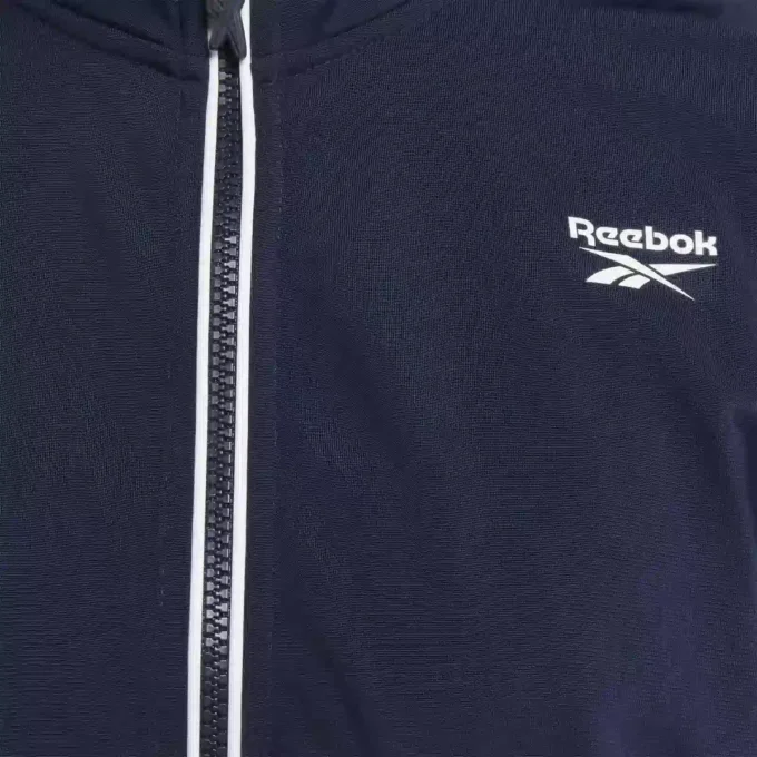 Reebok Identity Back Vector Tricot Track Jacket för damer Reebok Identity Back Vector Tricot Track Jacket för damer