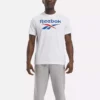 Reebok Identity Big Stacked Logo T-shirt för herr Reebok Identity Big Stacked Logo T-shirt för herr