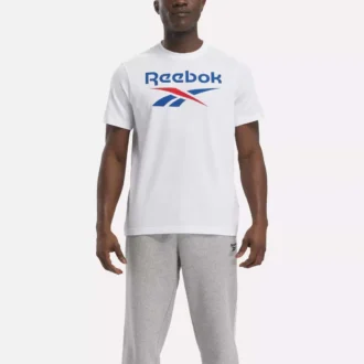 Reebok Identity Big Stacked Logo T-shirt för herr