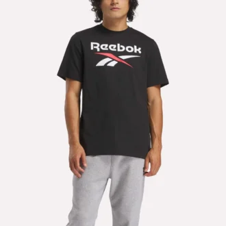Reebok Identity Big Stacked Logo T-shirt för herr