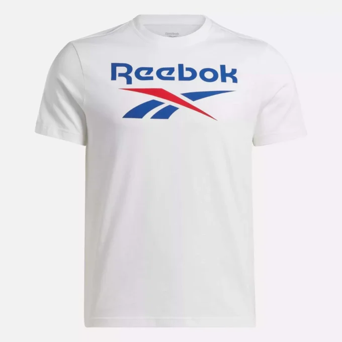 Reebok Identity Big Stacked Logo T-shirt för herr Reebok Identity Big Stacked Logo T-shirt för herr