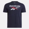 Reebok Identity Big Stacked Logo T-shirt för herr Reebok Identity Big Stacked Logo T-shirt för herr