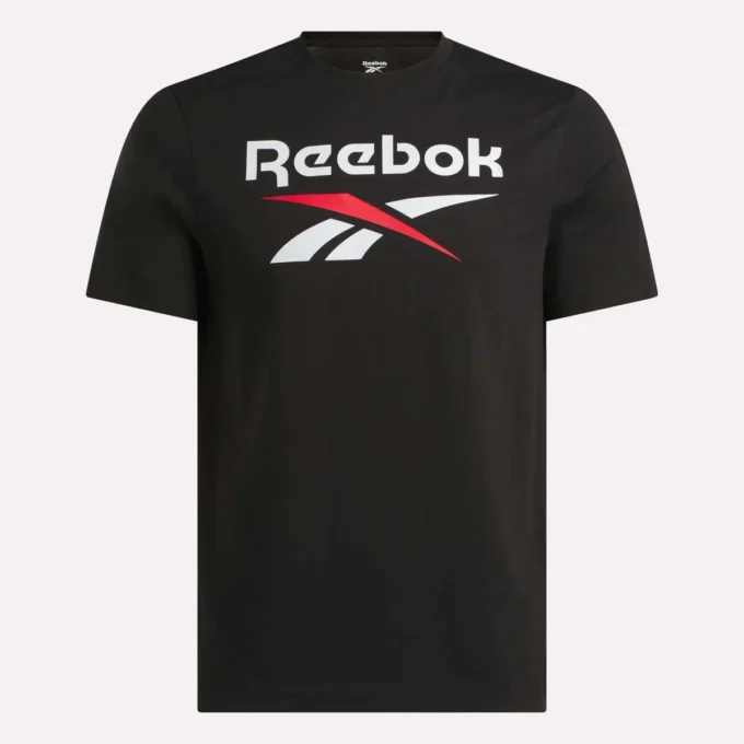 Reebok Identity Big Stacked Logo T-shirt för herr Reebok Identity Big Stacked Logo T-shirt för herr