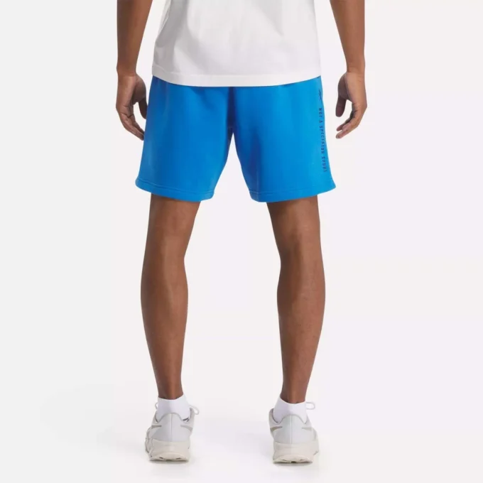 Reebok Identity Logo Mash-Up-shorts för herr Reebok Identity Logo Mash-Up-shorts för herr