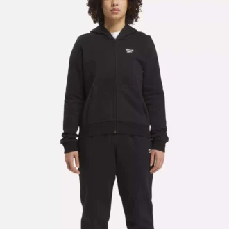 Reebok Identity Small Logo Fleece Full-Zip Hoodie för damer