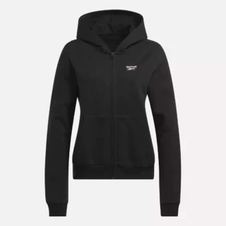 Reebok Identity Small Logo Fleece Full-Zip Hoodie för damer