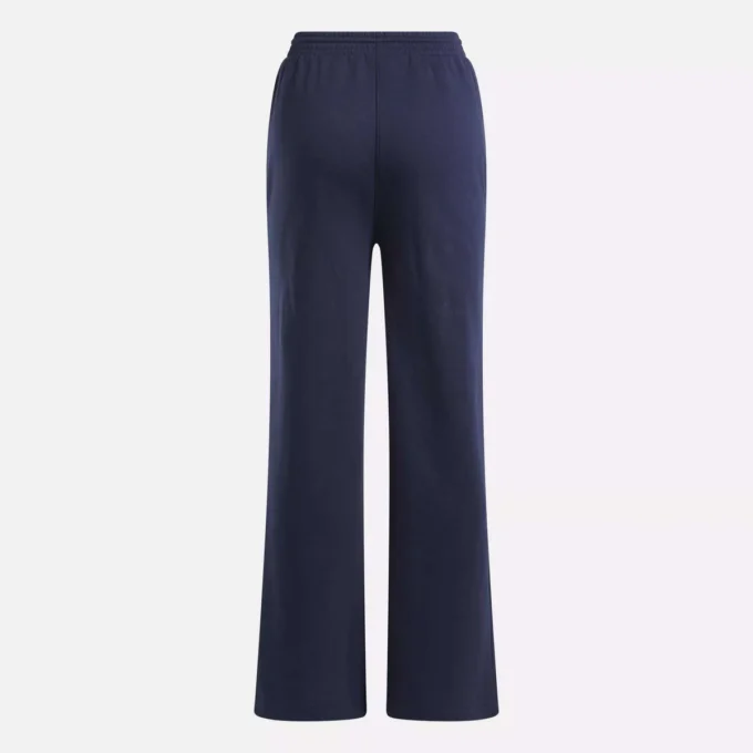 Reebok Identity Small Logo Fleece Wide Leg Pants för damer Reebok Identity Small Logo Fleece Wide Leg Pants för damer