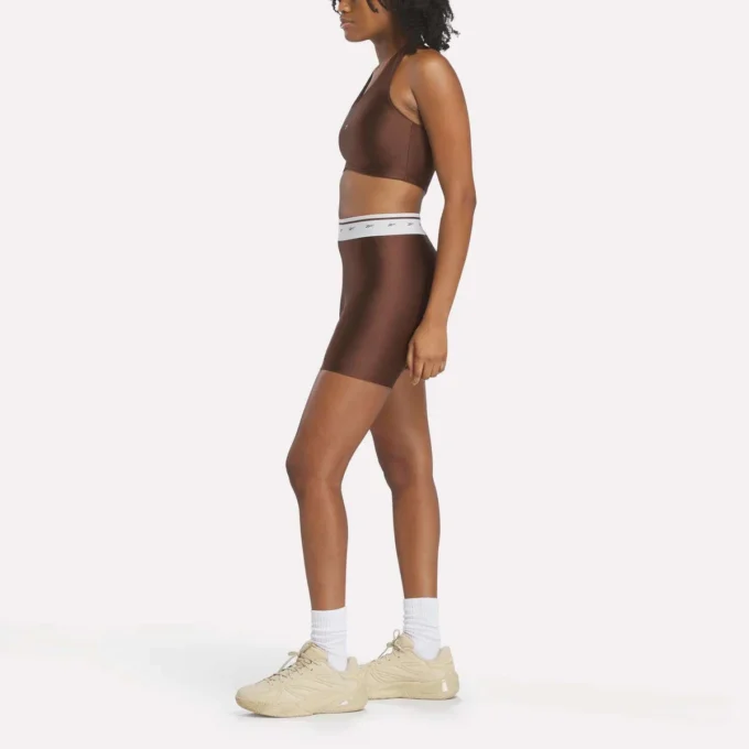 Reebok x Angel Reese Halterneck-bh för damer Reebok x Angel Reese Halterneck-bh för damer