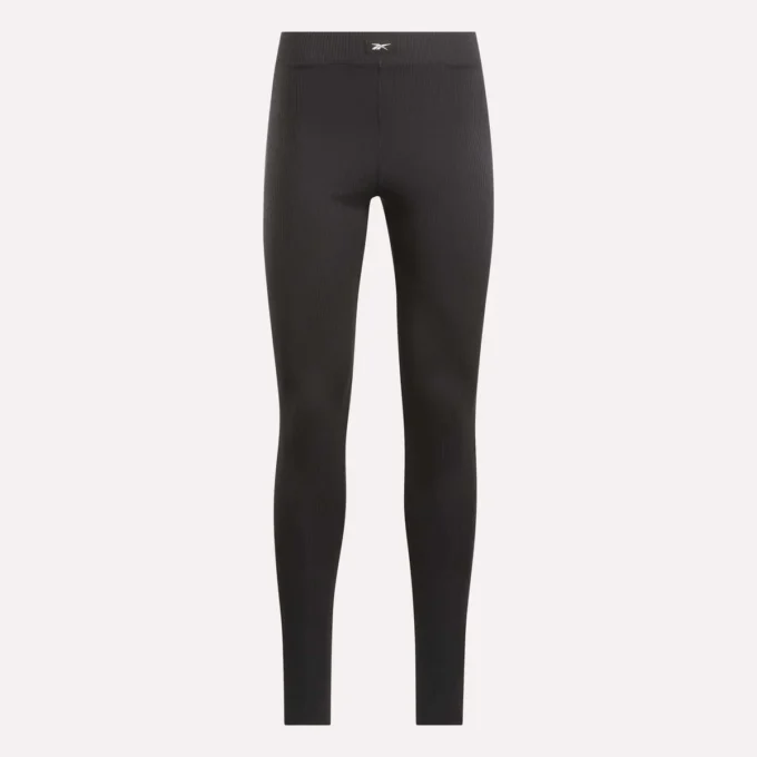 Ribbade leggings för damer Ribbade leggings för damer