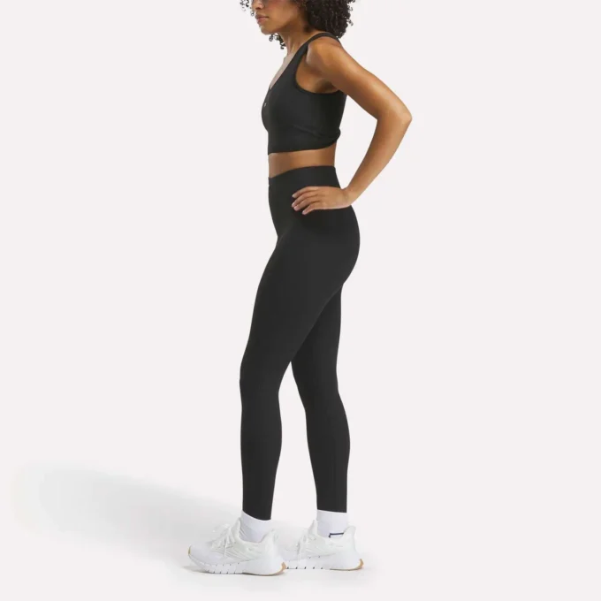 Ribbade leggings för damer Ribbade leggings för damer