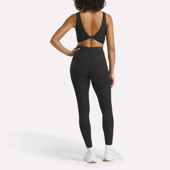 Ribbade leggings för damer Ribbade leggings för damer
