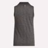 Ärmlös golfpikétröja för damer i ton-i-ton-mönster med jacquard Ärmlös golfpikétröja för damer i ton-i-ton-mönster med jacquard