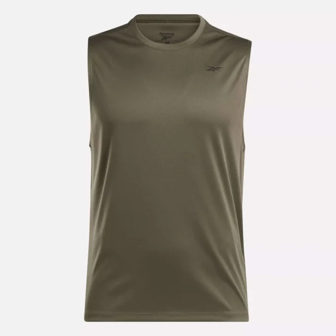 Ärmlös tränings-T-shirt för män