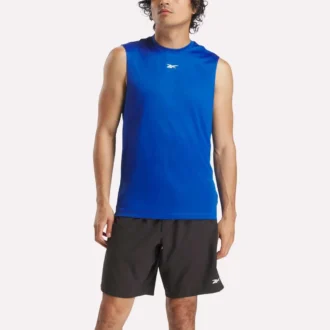 Train Sleeveless Tech Tee för herr