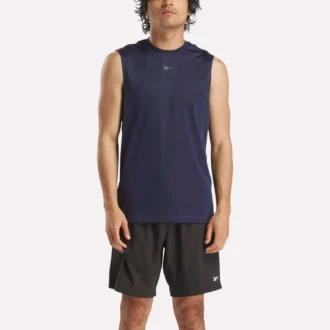 Train Sleeveless Tech Tee för herr