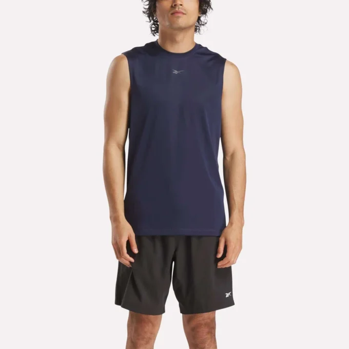 Train Sleeveless Tech Tee för herr Train Sleeveless Tech Tee för herr