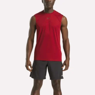 Train Sleeveless Tech Tee för herr