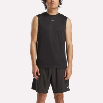 Train Sleeveless Tech Tee för herr