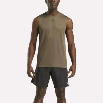 Train Sleeveless Tech Tee för herr
