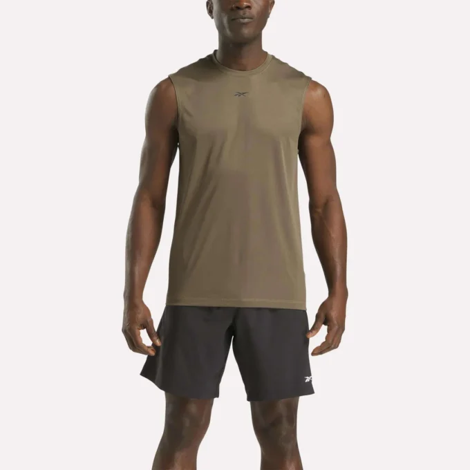 Train Sleeveless Tech Tee för herr Train Sleeveless Tech Tee för herr