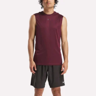Train Sleeveless Tech Tee för herr