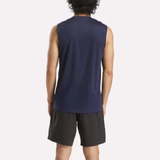 Train Sleeveless Tech Tee för herr